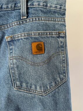 Men's CARHARRT Denim Jeans Regular Fit Size 40 x 32